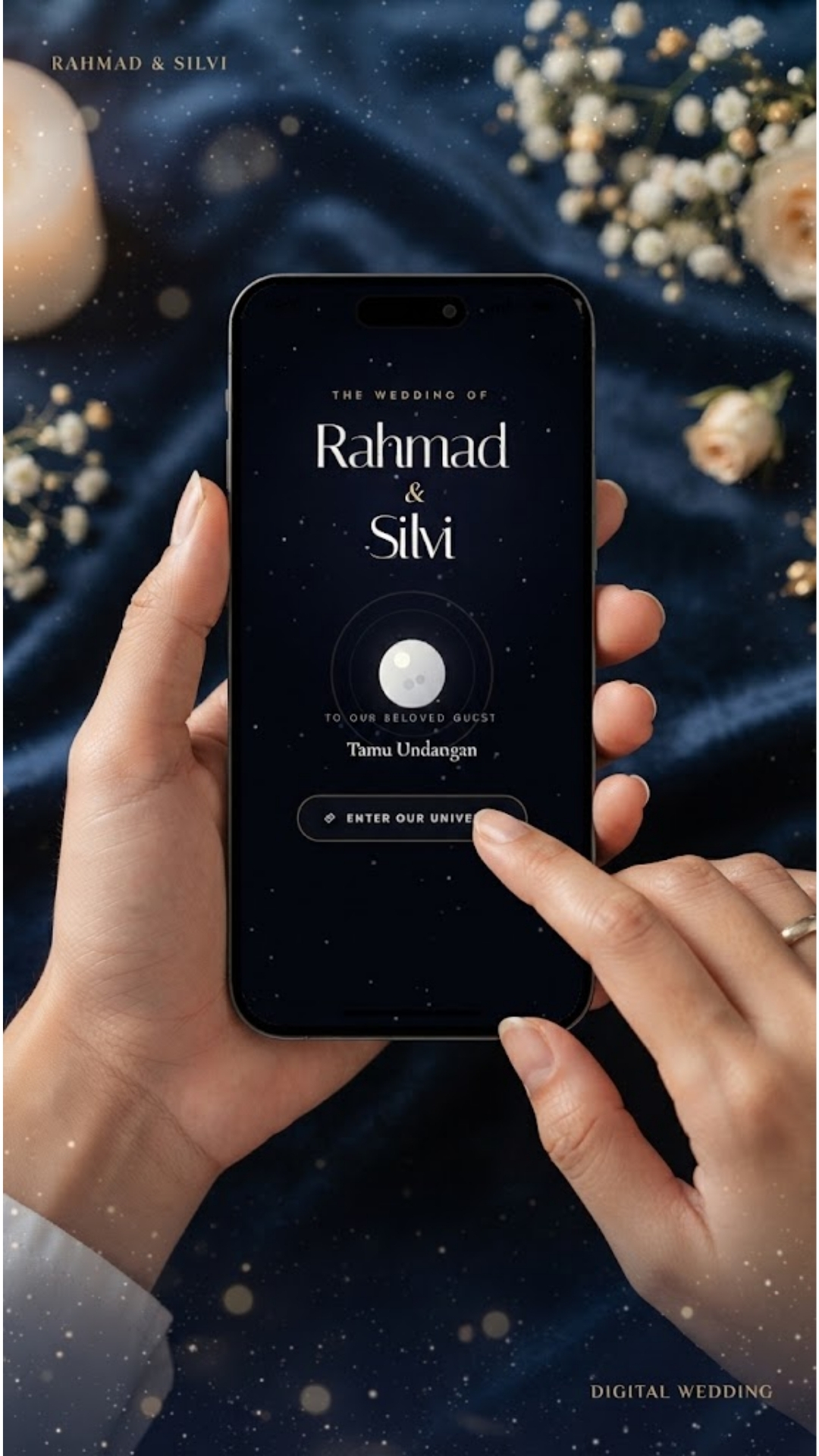 Tema ASTRAE NOCTURNE — undangan digital Wedding & Pernikahan