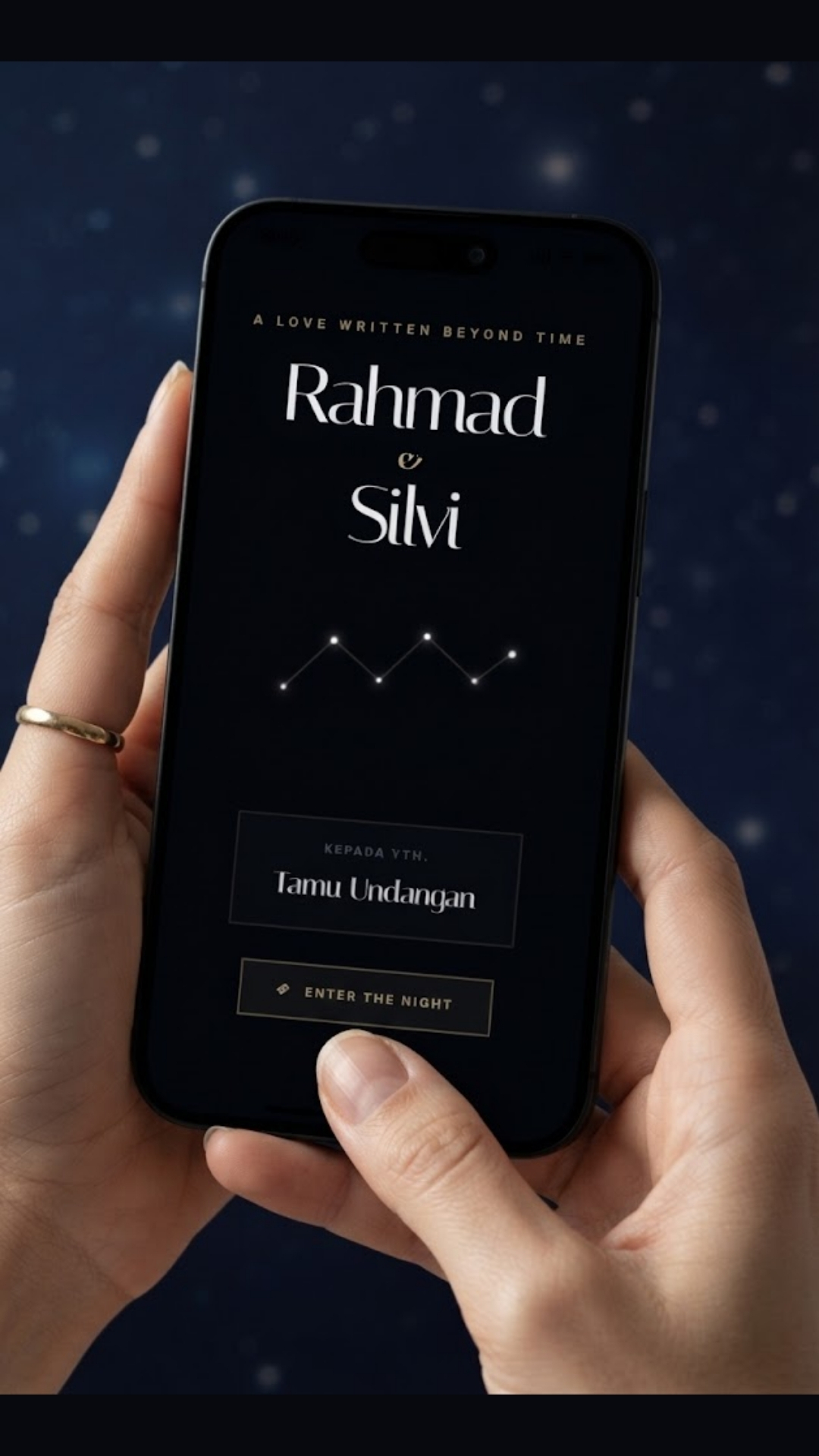 Tema ASTRALE — undangan digital Wedding & Pernikahan