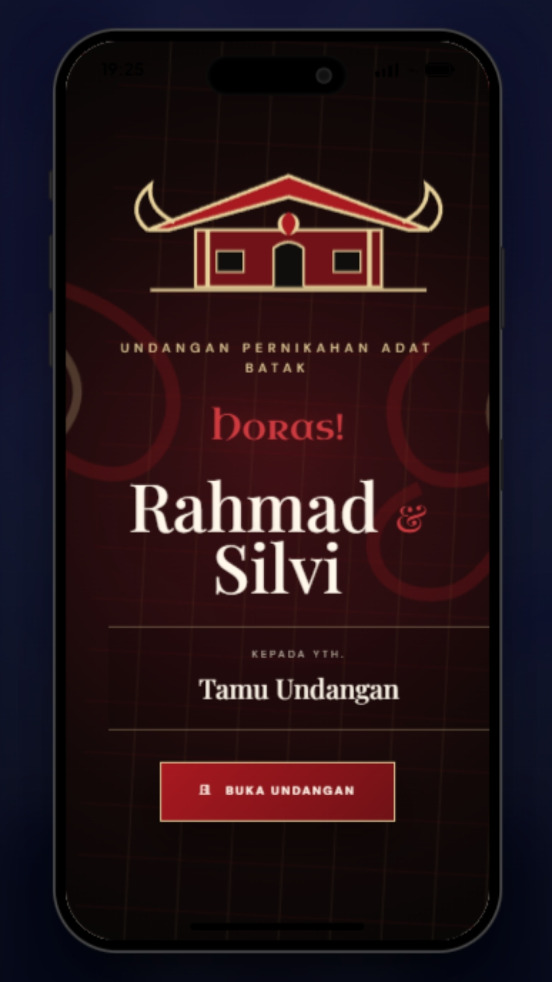 Tema Culture Batak v2 — undangan digital Adat & Tradisional
