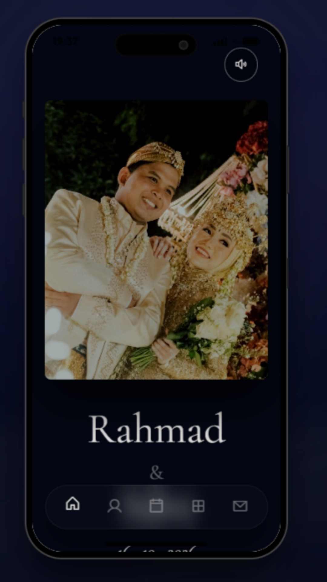 Tema Midnight Elite Thema — undangan digital Wedding & Pernikahan
