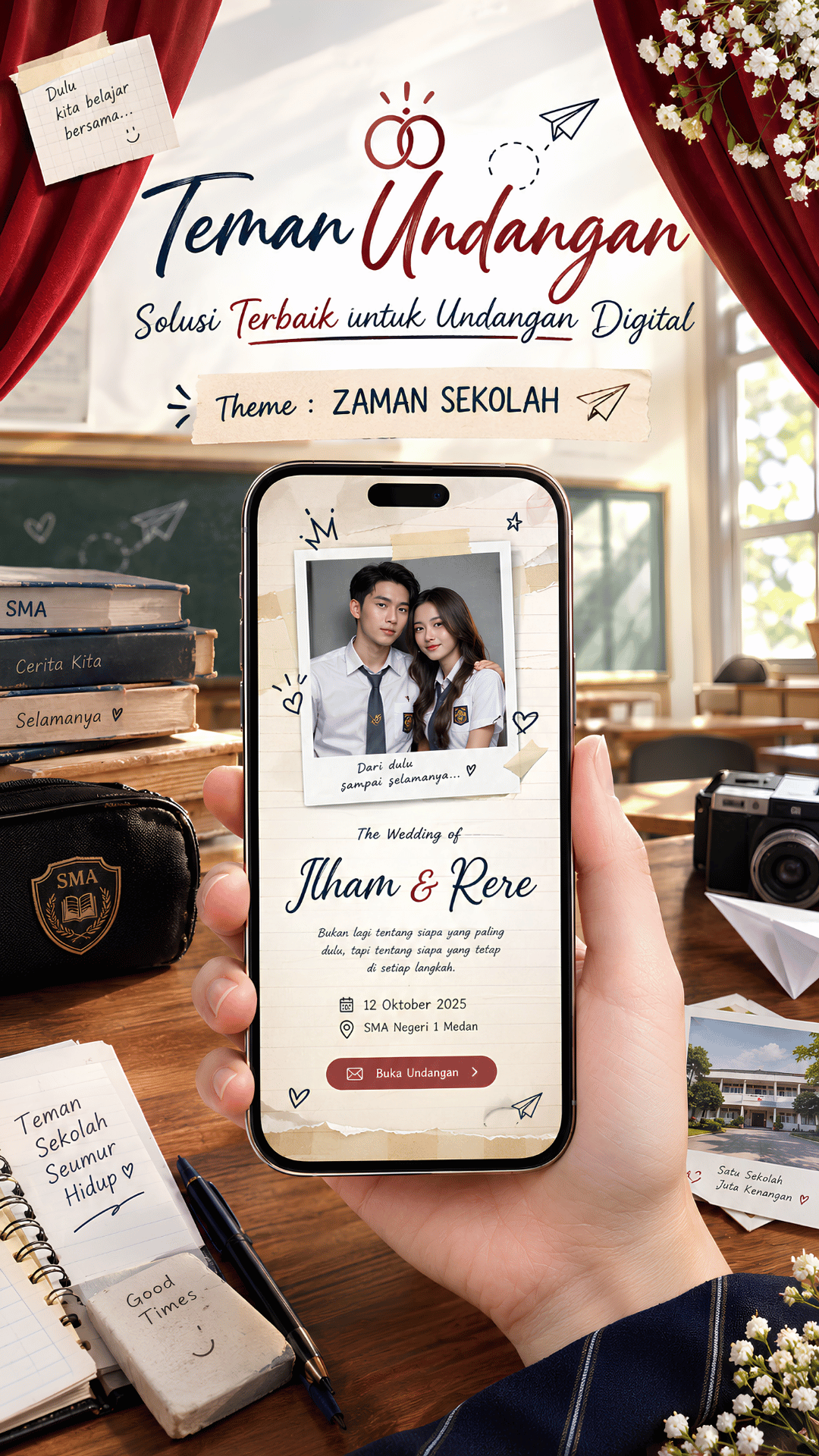 Tema ARSIP KENANGAN — undangan digital Wedding & Pernikahan