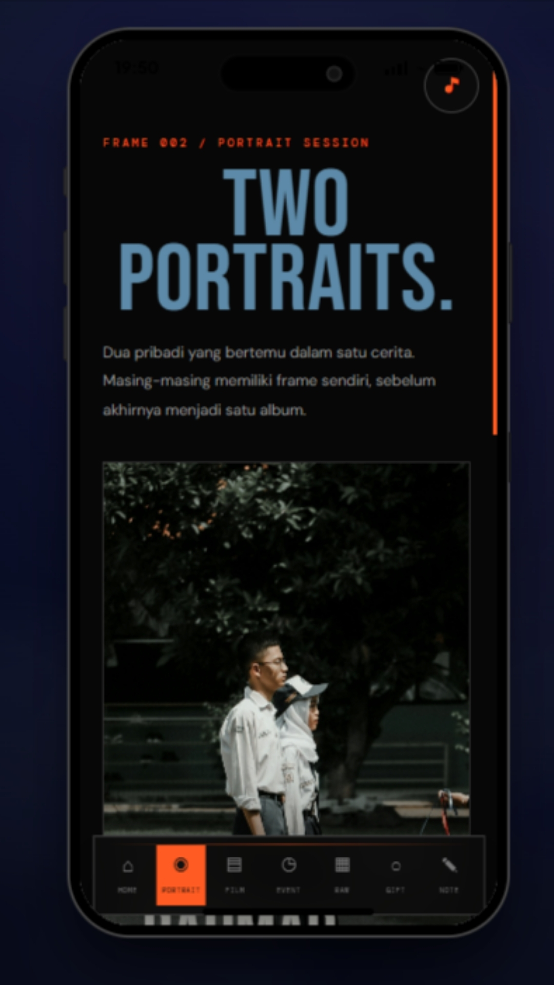 Tema snap max night — undangan digital Wedding & Pernikahan